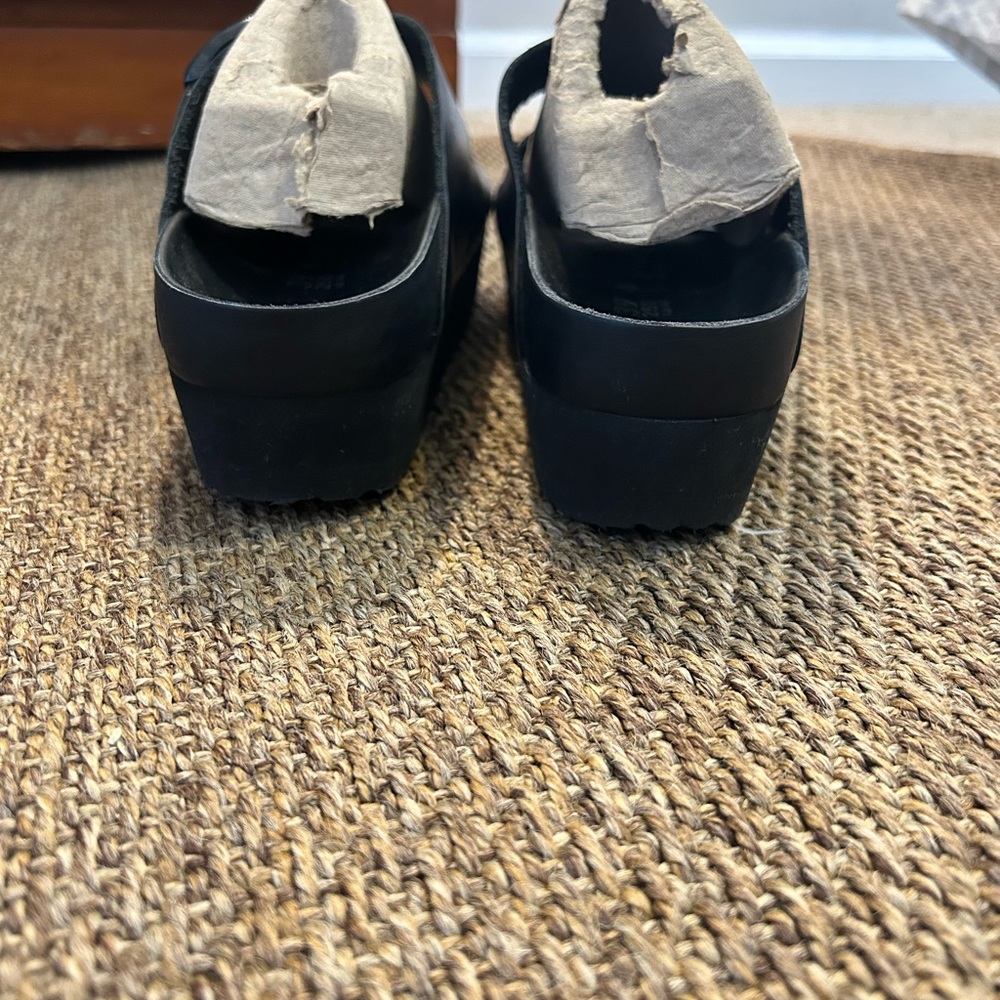 Birkenstock Black Slide Sandals - Picture 6 of 7